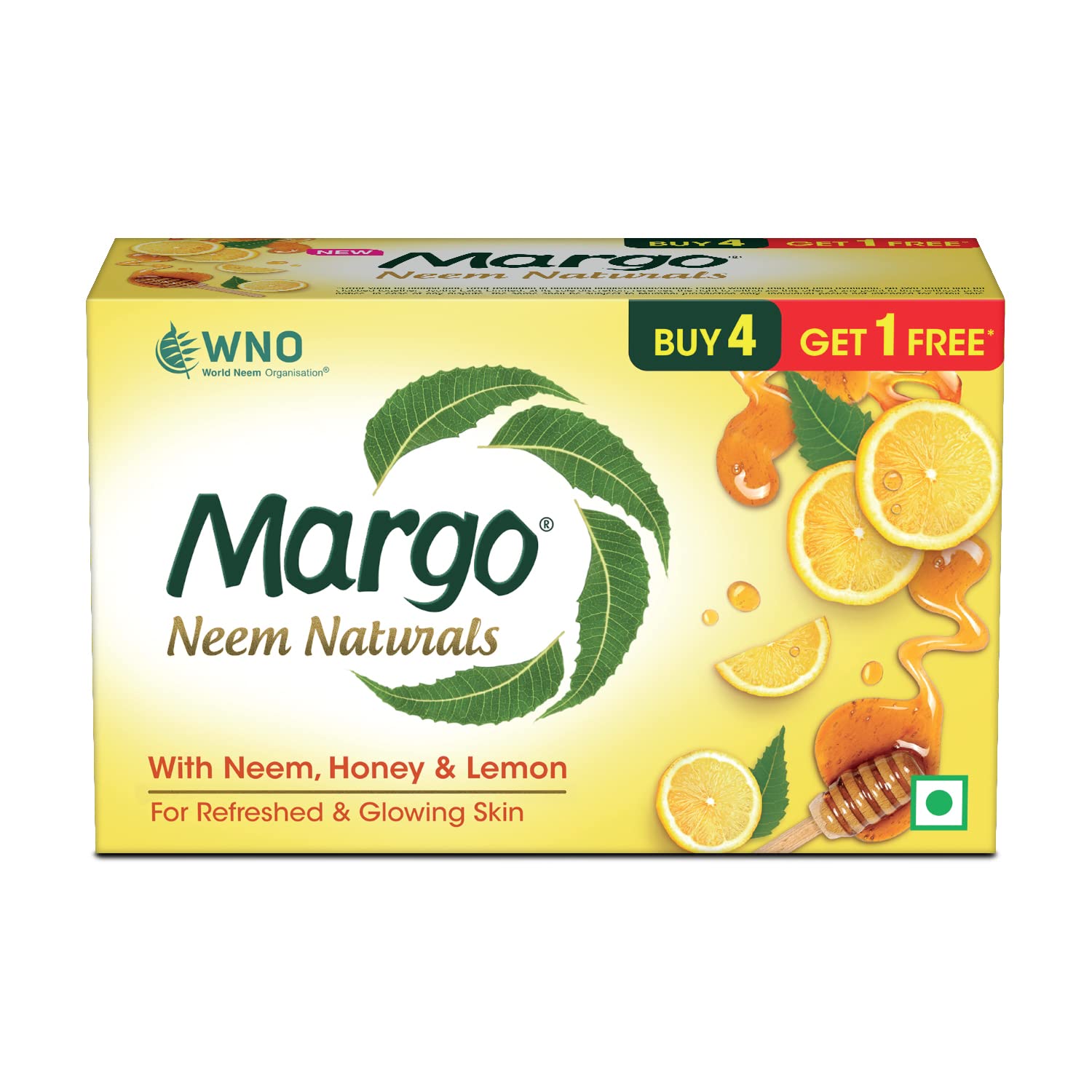 Margo Neem Naturals Bathing ,Soap 100gmX4+1 